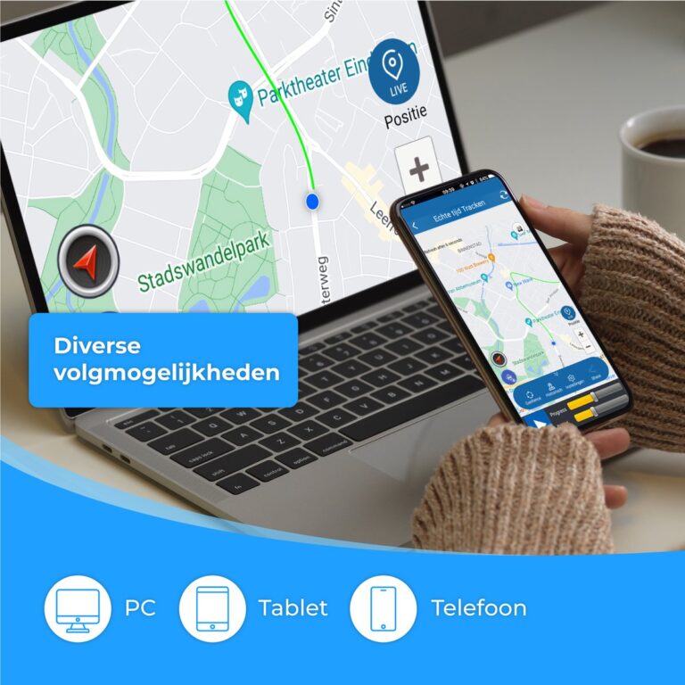 GPS Tracker met App