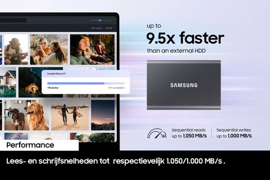 Samsung Portable SSD T7