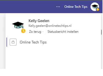 How to: status op beschikbaar houden in Teams