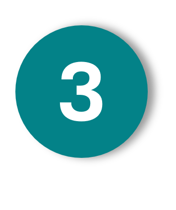 Schaduw cijfer 3